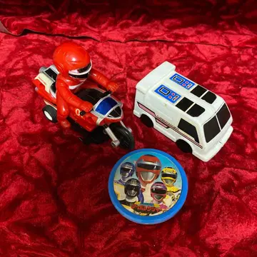 터보 레인저 빨간색 라이더 바이크 구급차 터보 레드?