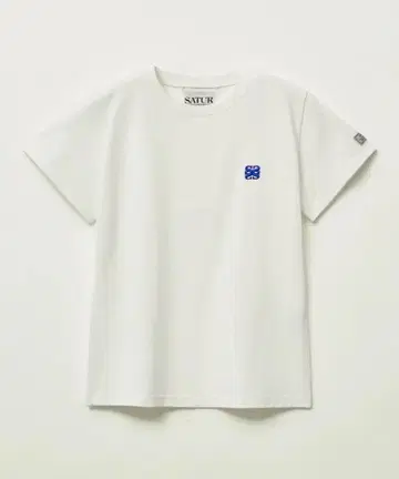 SATUR 화이트 T셔츠 L
