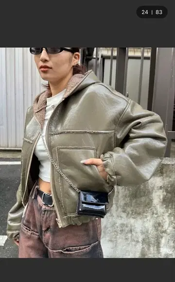 WHO'S WHO gallery 아우터 리버서블