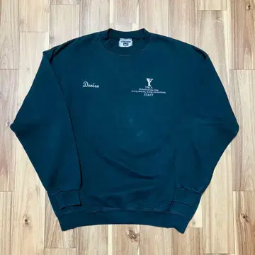 리 90s 맨투맨 XL 블랙 USA제