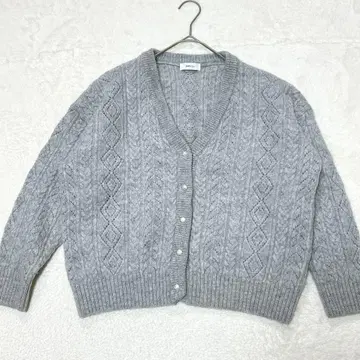 SHIPS any 레이스 편직 V넥 가디건