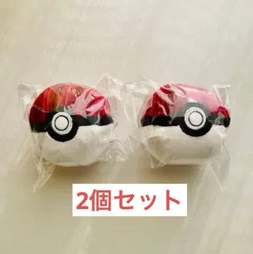 포켓몬 몬스터볼 키링 2개 세트 코메다 커피 한정품