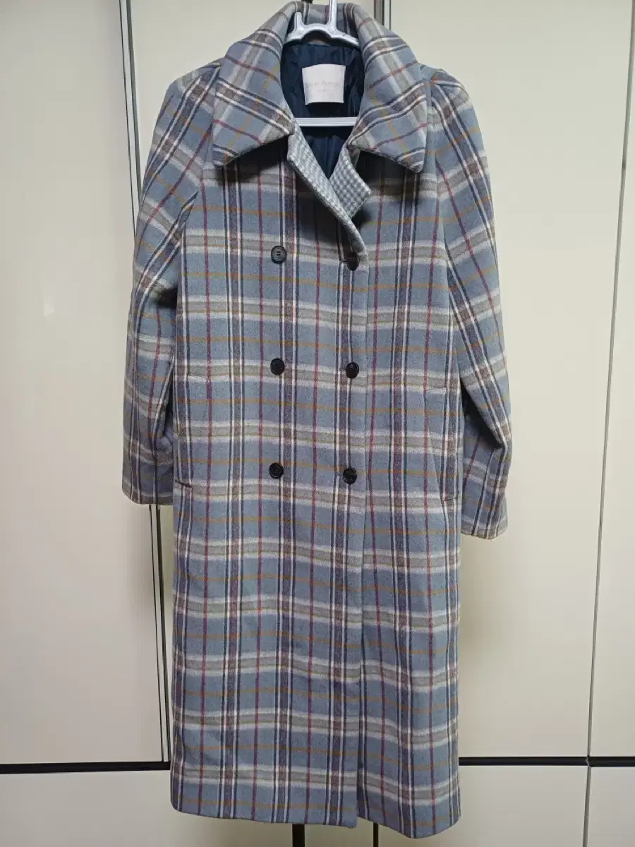 Hier et demain Check Coat M