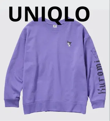 유니클로 산리오 캐릭터즈 맨투맨 쿠로미 XXL