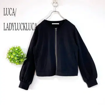 [ LUCA ] 노카라 자켓 집업 안감 플리스 캐주얼 블랙