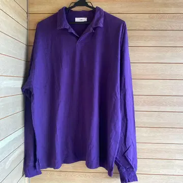 S119.2 unfil 퍼플 긴팔 셔츠