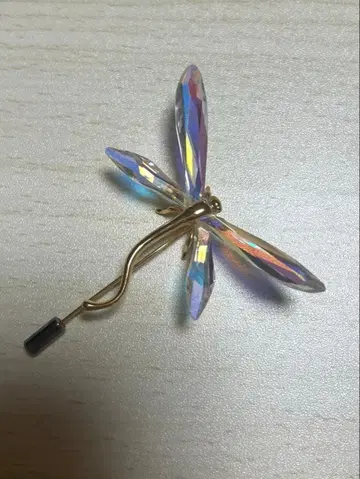 SWAROVSKI 스와로브스키 잠자리 브로치 크리스탈 928537