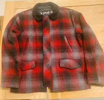 Schott 42 사이즈 USA제 옴브레 체크 코트