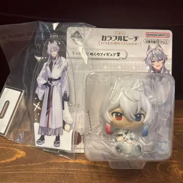 1번 복권 컬러풀 피치 피규어와 아크릴 스탠드 세트