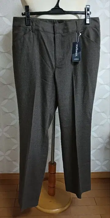 새상품 택 뉴요커 울 팬츠 17 빅 사이즈