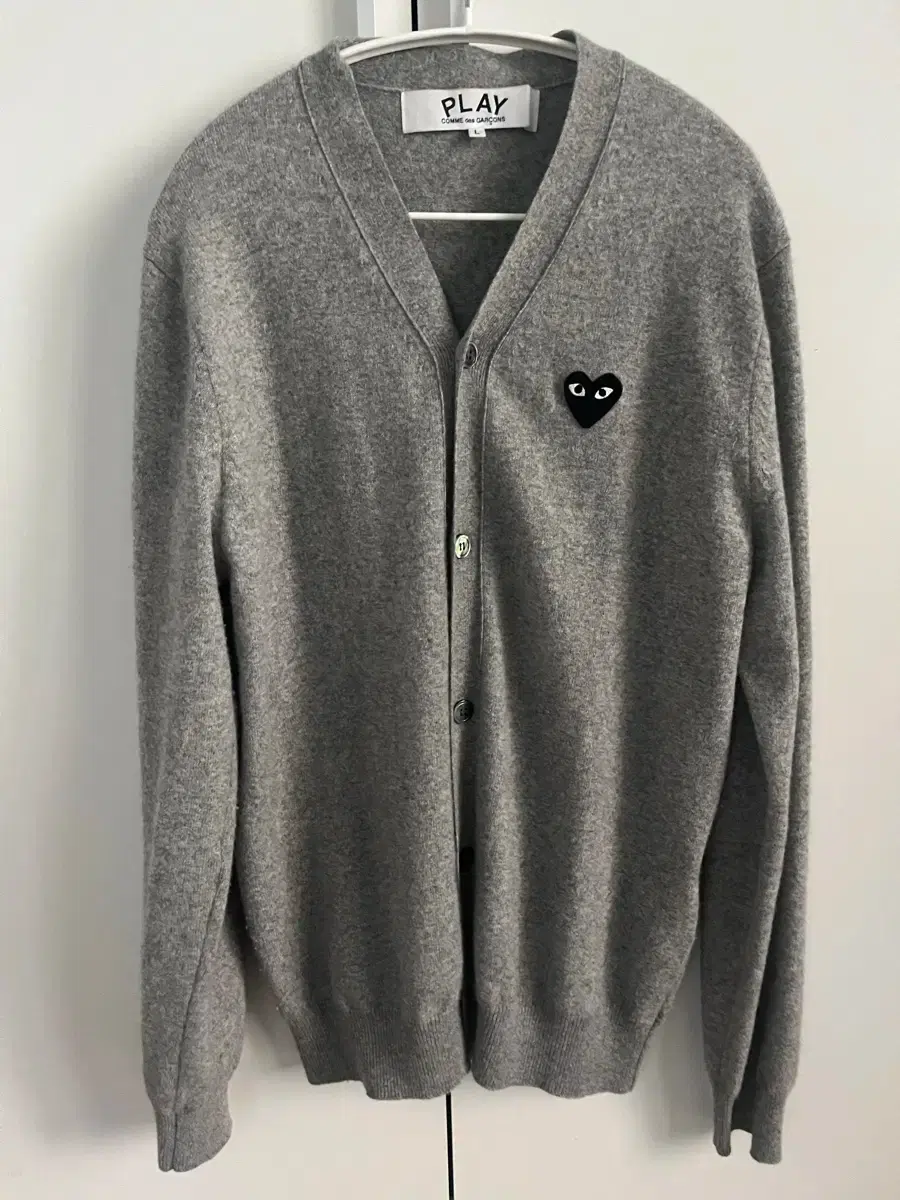 Comme des Garçons cardigan gray L