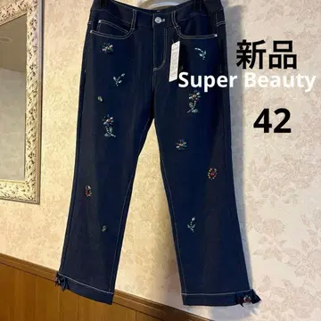 새상품 택 미사용 사이즈 42 슈퍼 뷰티 속기모 비쥬 팬츠