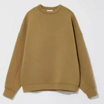 eaphi 로고 빅 스웨트 맨투맨 브라운