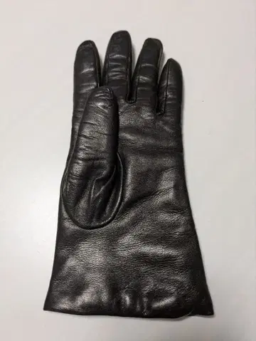 이탈리아제 천연 가죽 블랙 장갑 사이즈 7 (왼손 한쪽만)