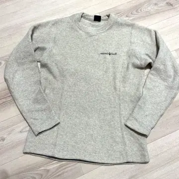 몽벨 mont-bell 크리마플러스 라이트 맨투맨 S 베이지