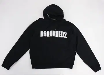 DSQUARED2 디스퀘어드 후드티 블랙 XL 사이즈