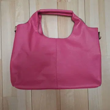 REAL CUBE 핑크 핸드백