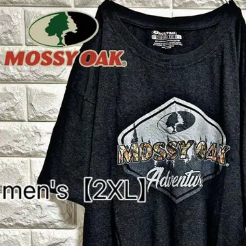[ MOSSY OAK ] 단면 프린트T셔츠 [ 남성용 2XL ] 블랙