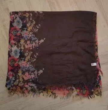 대형 스카프 스톨 숄 꽃무늬 플라워 수채화 2장 세트