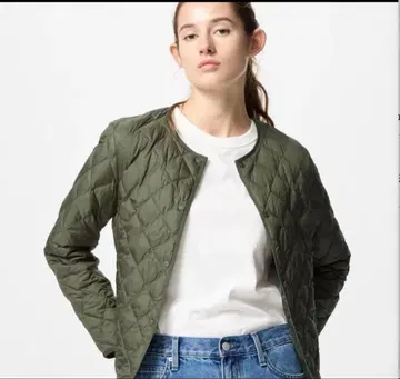 유니클로 퍼프 테크 퀼팅 자켓 M