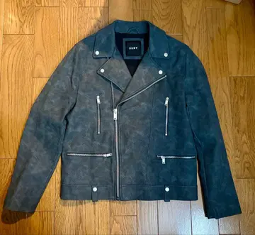 DKNY 다크 그레이 라이더 자켓