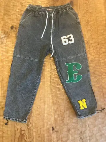 그레이 데님 팬츠