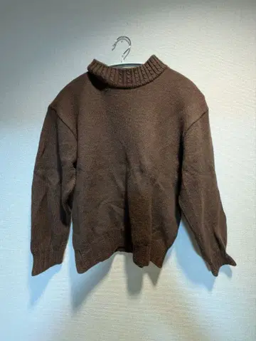 브라운 여성용 니트 모 100%