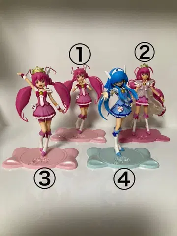 프리큐어 피규어 4체 세트