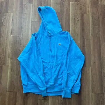 Champion Reverse Weave 2XL 라이트 블루 후드티