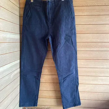 S119.4 BEAMS 네이비 팬츠 L 사이즈