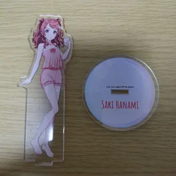 학원 아이돌 마스터 x 극락탕 하나미 사키 아크릴 스탠드
