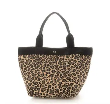 레오파드 무늬 미니 토트백 애니멀
