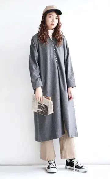 08Mab 08맵 울 혼방 롱 가디건