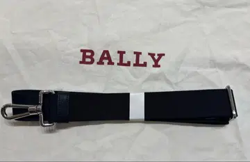 BALLY 블랙 나일론 숄더 스트랩