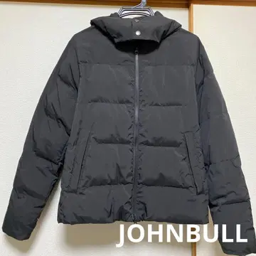 Johnbull 후드 부착 블랙 자켓