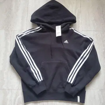아디다스 쓰리 스트라이프 후디 후드티 S