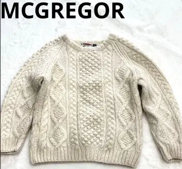 MCGREGOR 케이블 짜임 니트 스웨터