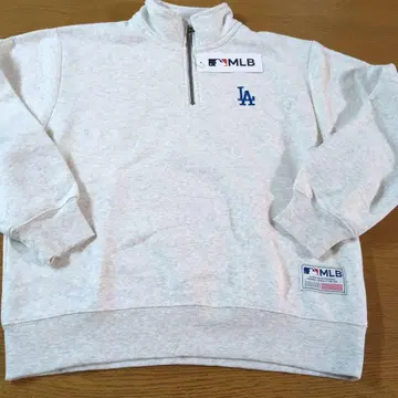 W 새상품 MLB 다저스 긴팔 하프 지퍼 맨투맨 트레이닝복 사이즈 M