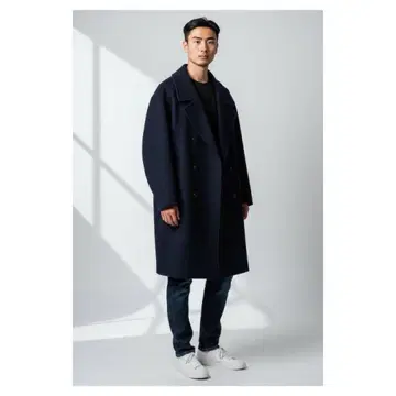 FREAK'S STORE 체스터 코트 비슈 울 빅 실루엣 M