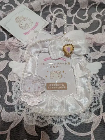 새상품 & 미사용 산리오 트레이딩 카드 홀더 순백 천사 헬로키티