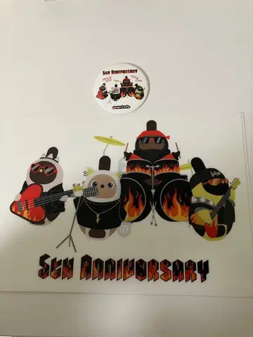 LOVOT 클리어 파일 캔뱃지 세트