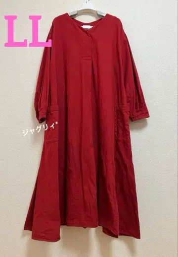 Sanny Clouds 롱 원피스 빨간색 LL kazumi