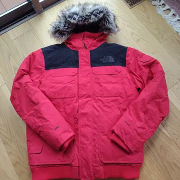 THE NORTH FACE 레드 다운 자켓