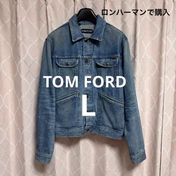 TOM FORD 톰포드 데님 자켓 L 론 헤르만 구매 (수선 있음)