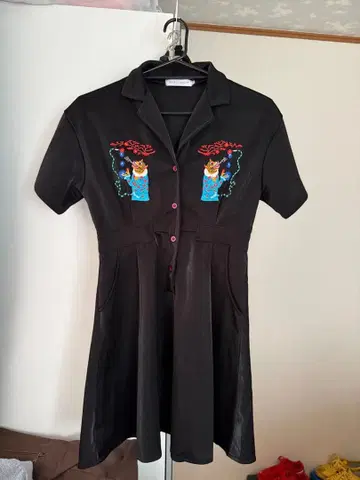 SPADES QUEEN 호랑이 무늬 원피스