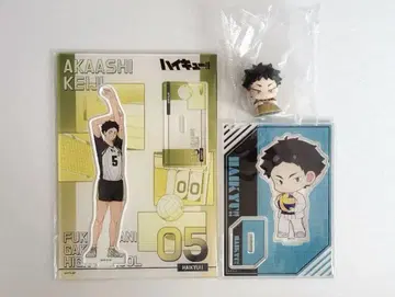 [ 미개봉 새상품 ] 하이큐!! 아카아시 케이지 아크릴 스탠드 세트