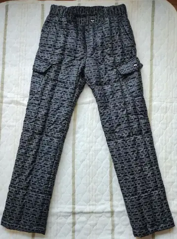 23구SPORT 남성 바지 L 사이즈 그레이 기하학 패턴