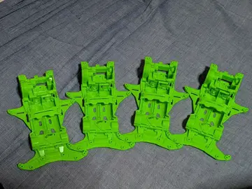 미니 사륜구동 형광 컬러 VS 섀시 그린 4개