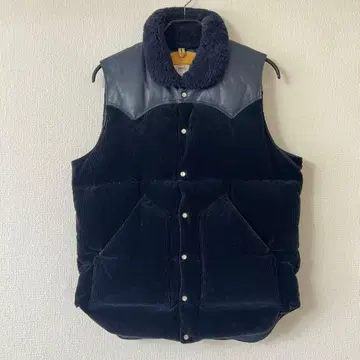 록키 마운틴 코듀로이 가죽 다운 베스트 40