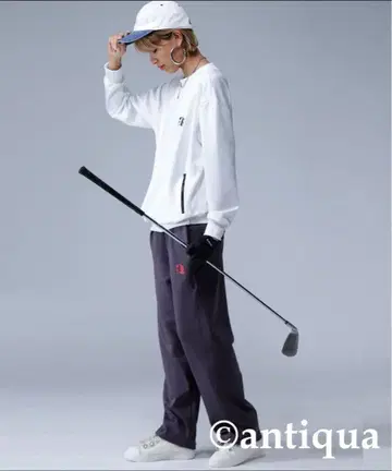 안티카 STHC 골프 팬츠 상의 세트 ML 화이트 그레이